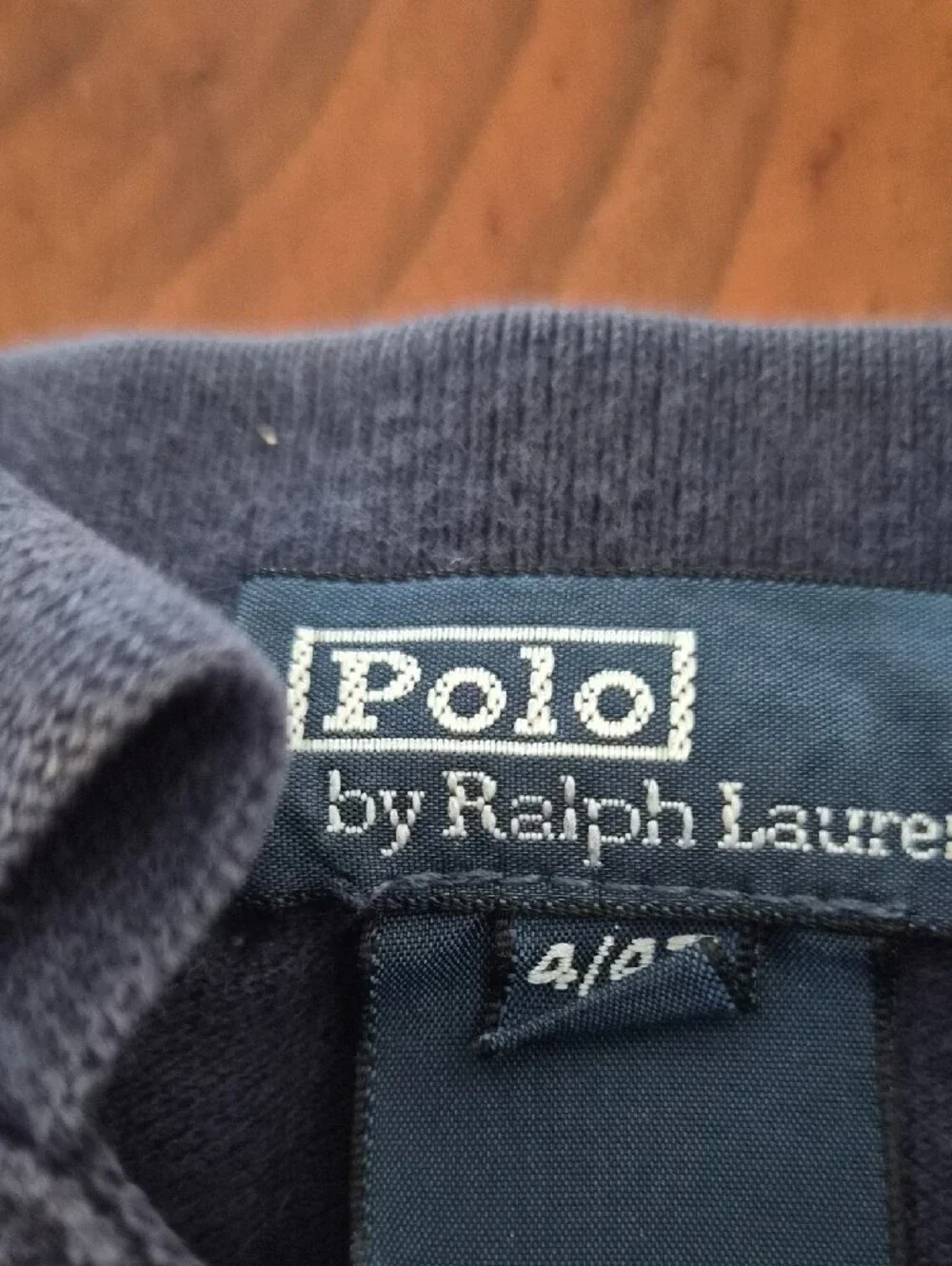 Ralph Lauren Blue Polo with Red Pony Embroidery